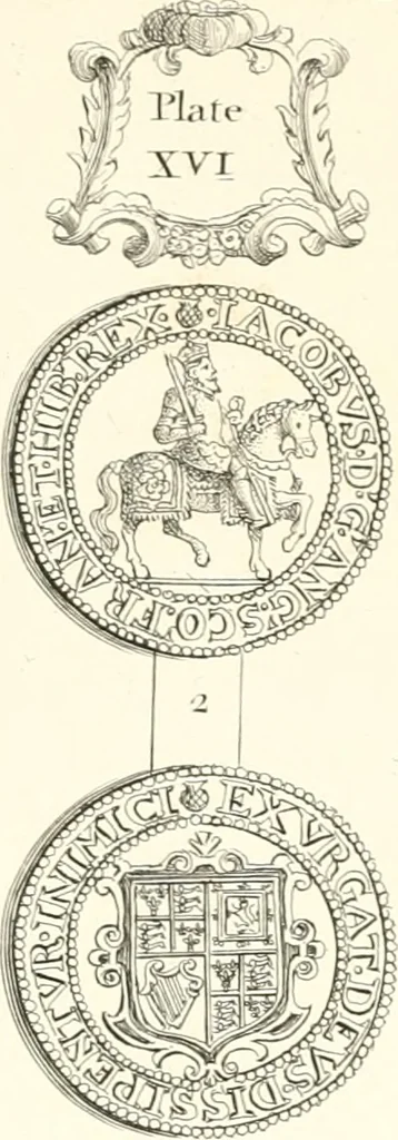 An illustration from Annals of the coinage of Great Britain and its dependencies : from the earliest period of authentic history to the reign of Victoria, 1840, leaf 110