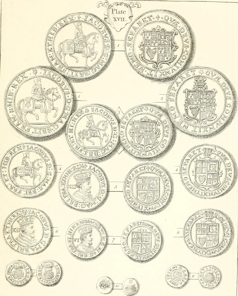 An illustration from Annals of the coinage of Great Britain and its dependencies : from the earliest period of authentic history to the reign of Victoria, 1840, leaf 112