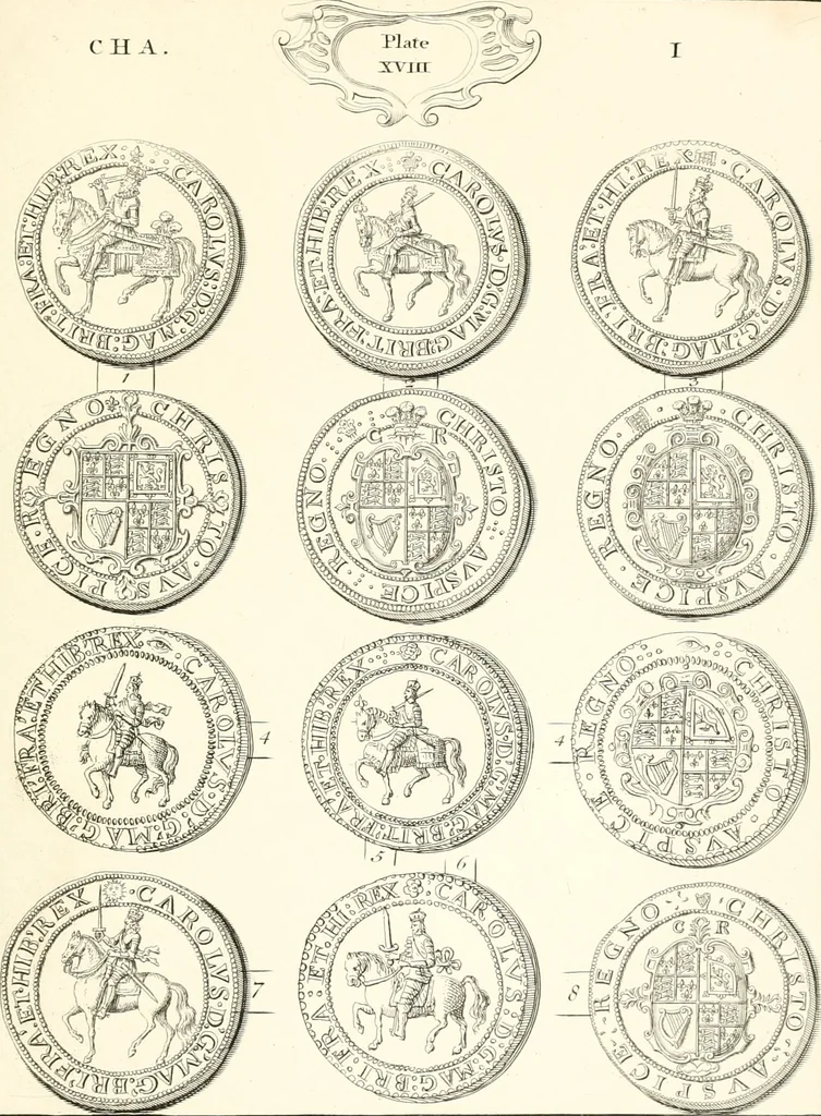 An illustration from Annals of the coinage of Great Britain and its dependencies : from the earliest period of authentic history to the reign of Victoria, 1840, leaf 114