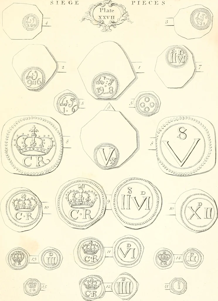 An illustration from Annals of the coinage of Great Britain and its dependencies : from the earliest period of authentic history to the reign of Victoria, 1840, leaf 132