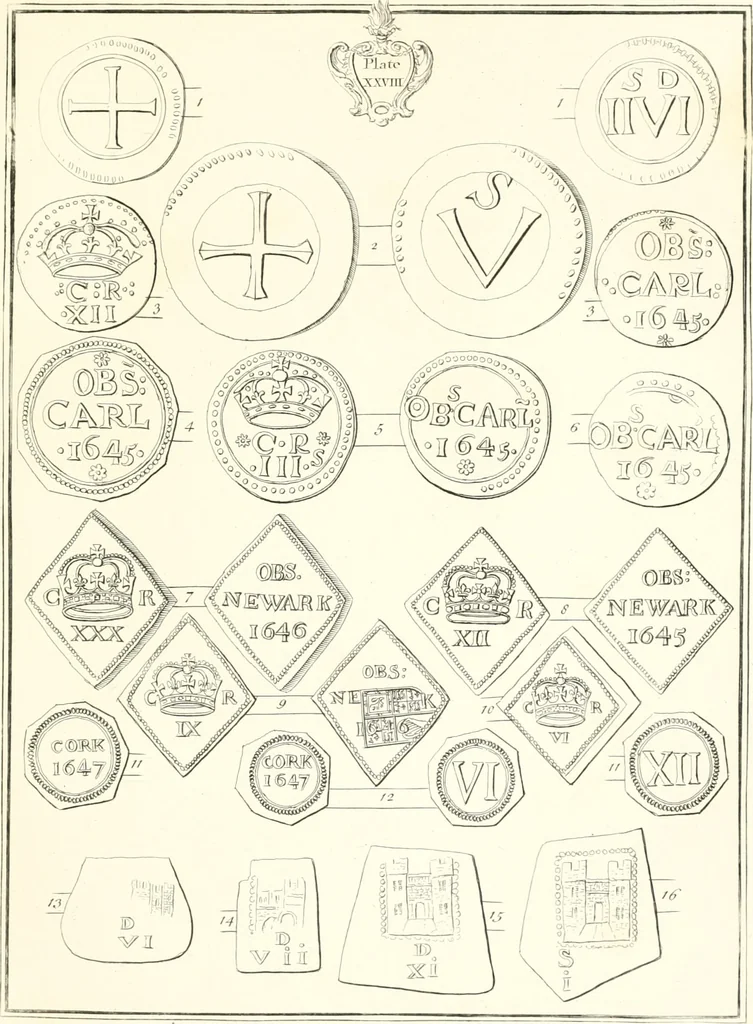 An illustration from Annals of the coinage of Great Britain and its dependencies : from the earliest period of authentic history to the reign of Victoria, 1840, leaf 134