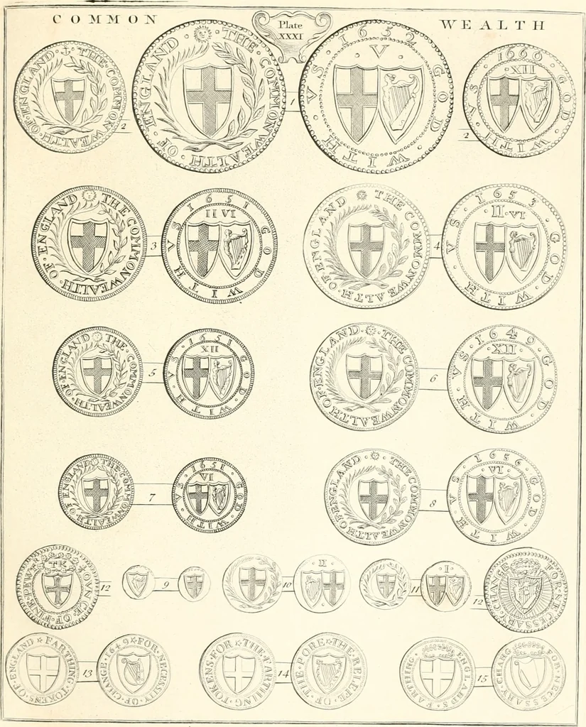 An illustration from Annals of the coinage of Great Britain and its dependencies : from the earliest period of authentic history to the reign of Victoria, 1840, leaf 140