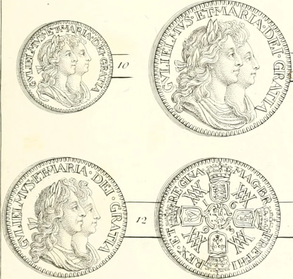 An illustration from Annals of the coinage of Great Britain and its dependencies : from the earliest period of authentic history to the reign of Victoria, 1840, leaf 148