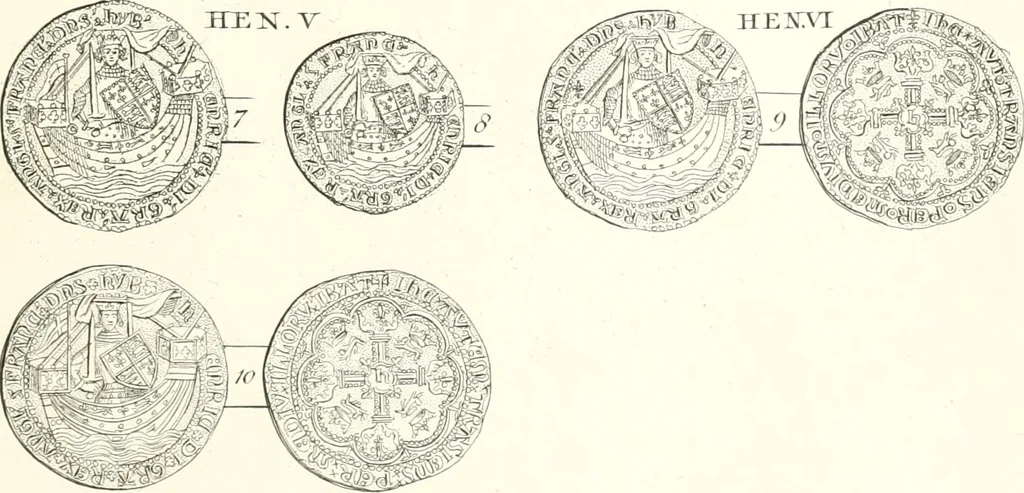 An illustration from Annals of the coinage of Great Britain and its dependencies : from the earliest period of authentic history to the reign of Victoria, 1840, leaf 166