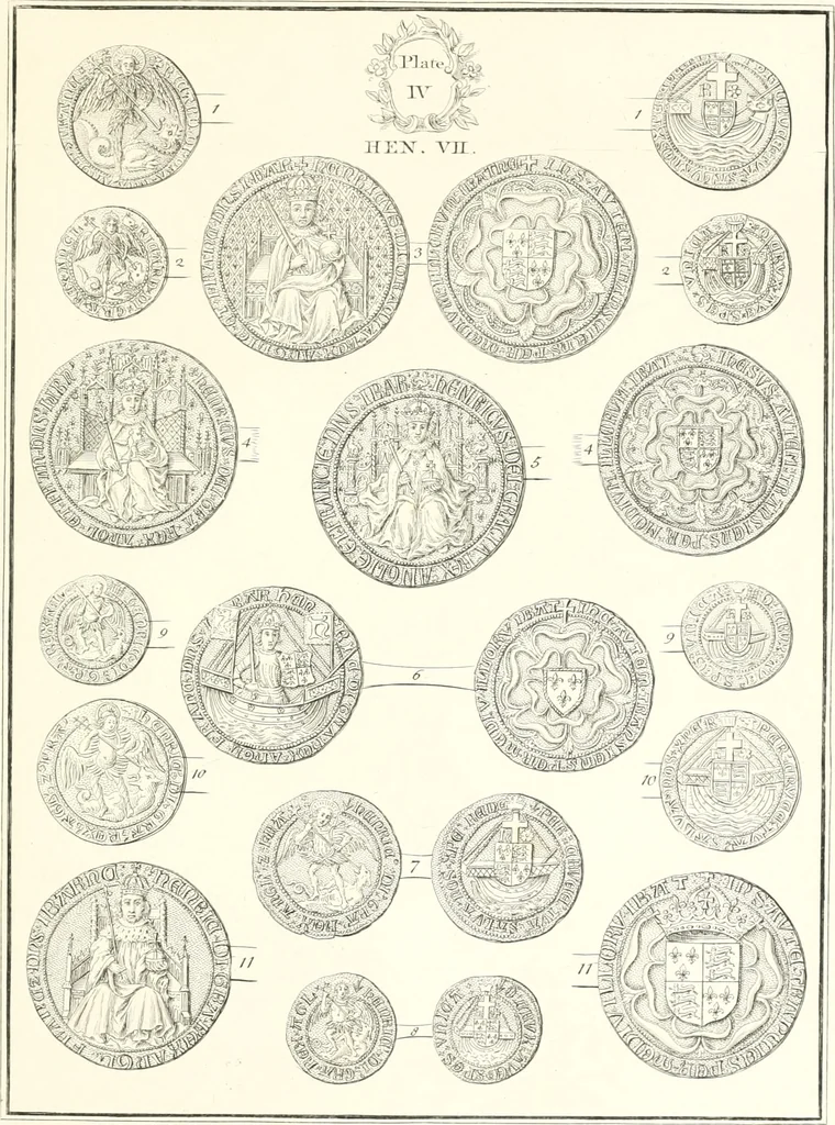 An illustration from Annals of the coinage of Great Britain and its dependencies : from the earliest period of authentic history to the reign of Victoria, 1840, leaf 170