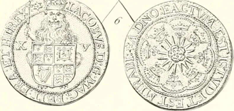 An illustration from Annals of the coinage of Great Britain and its dependencies : from the earliest period of authentic history to the reign of Victoria, 1840, leaf 186