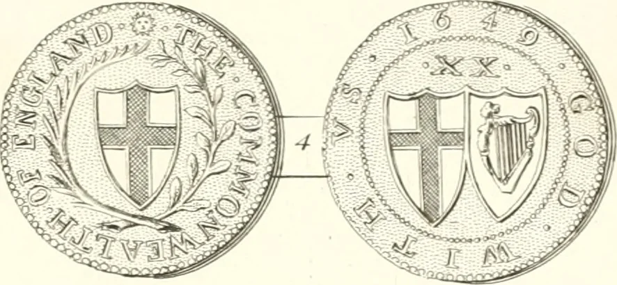 An illustration from Annals of the coinage of Great Britain and its dependencies : from the earliest period of authentic history to the reign of Victoria, 1840, leaf 190