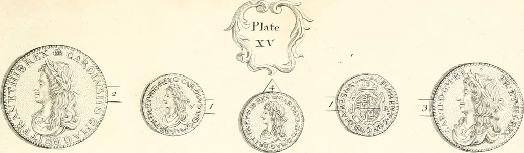 An illustration from Annals of the coinage of Great Britain and its dependencies : from the earliest period of authentic history to the reign of Victoria, 1840, leaf 192
