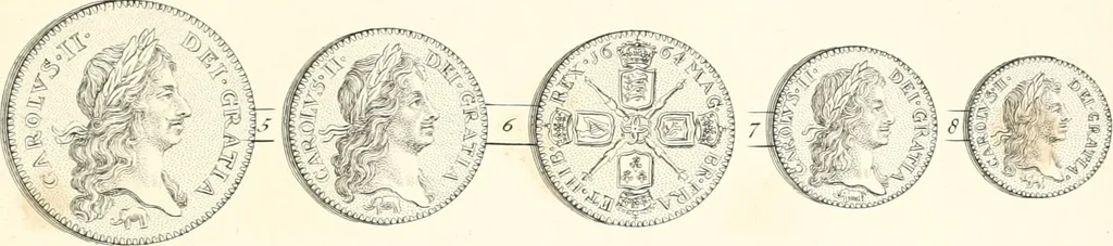 An illustration from Annals of the coinage of Great Britain and its dependencies : from the earliest period of authentic history to the reign of Victoria, 1840, leaf 192