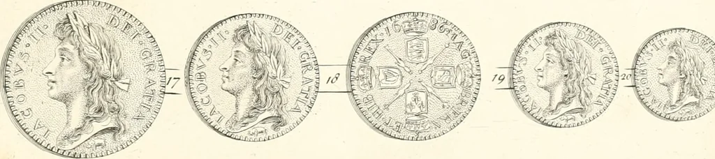 An illustration from Annals of the coinage of Great Britain and its dependencies : from the earliest period of authentic history to the reign of Victoria, 1840, leaf 192