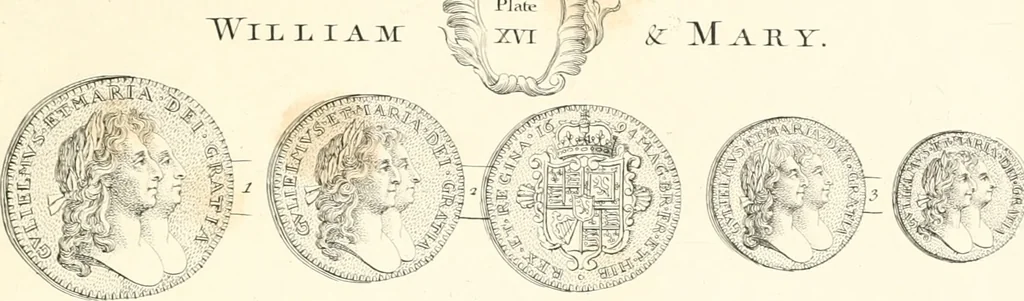 An illustration from Annals of the coinage of Great Britain and its dependencies : from the earliest period of authentic history to the reign of Victoria, 1840, leaf 194