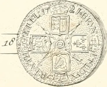 An illustration from Annals of the coinage of Great Britain and its dependencies : from the earliest period of authentic history to the reign of Victoria, 1840, leaf 196