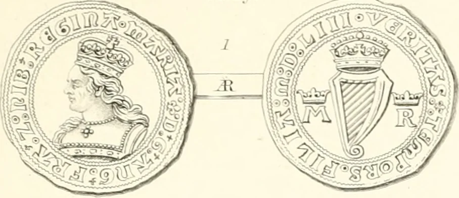 An illustration from Annals of the coinage of Great Britain and its dependencies : from the earliest period of authentic history to the reign of Victoria, 1840, leaf 222