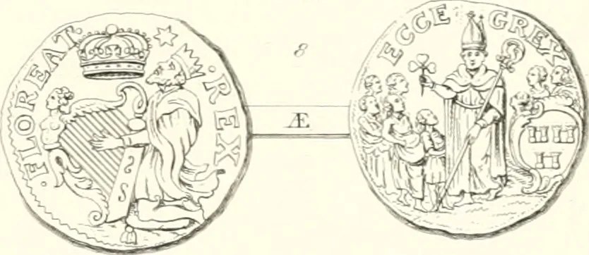 An illustration from Annals of the coinage of Great Britain and its dependencies : from the earliest period of authentic history to the reign of Victoria, 1840, leaf 222