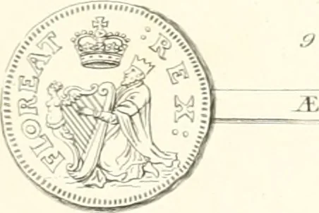 An illustration from Annals of the coinage of Great Britain and its dependencies : from the earliest period of authentic history to the reign of Victoria, 1840, leaf 222