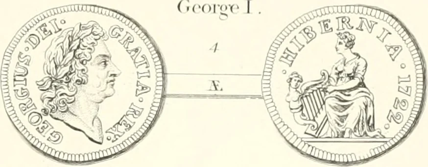 An illustration from Annals of the coinage of Great Britain and its dependencies : from the earliest period of authentic history to the reign of Victoria, 1840, leaf 224