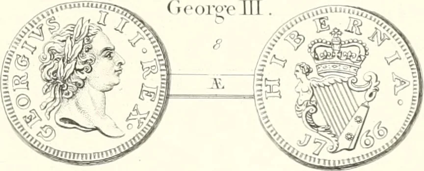 An illustration from Annals of the coinage of Great Britain and its dependencies : from the earliest period of authentic history to the reign of Victoria, 1840, leaf 224