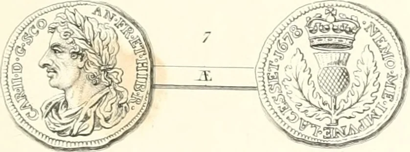 An illustration from Annals of the coinage of Great Britain and its dependencies : from the earliest period of authentic history to the reign of Victoria, 1840, leaf 226