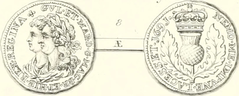 An illustration from Annals of the coinage of Great Britain and its dependencies : from the earliest period of authentic history to the reign of Victoria, 1840, leaf 226