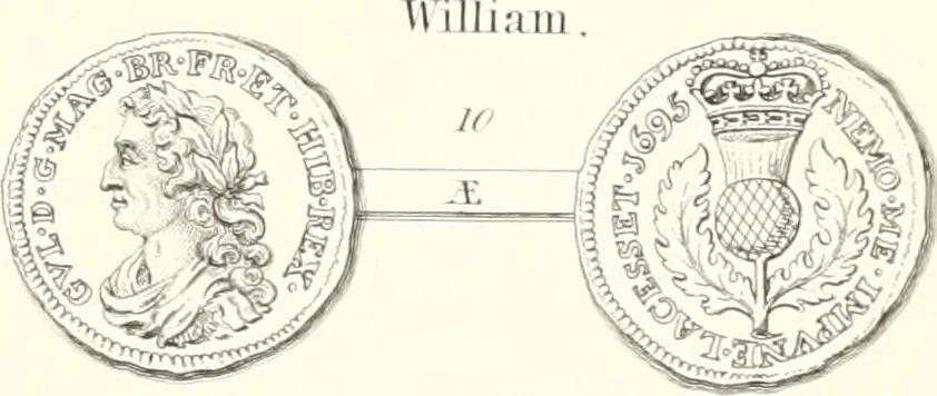 An illustration from Annals of the coinage of Great Britain and its dependencies : from the earliest period of authentic history to the reign of Victoria, 1840, leaf 226