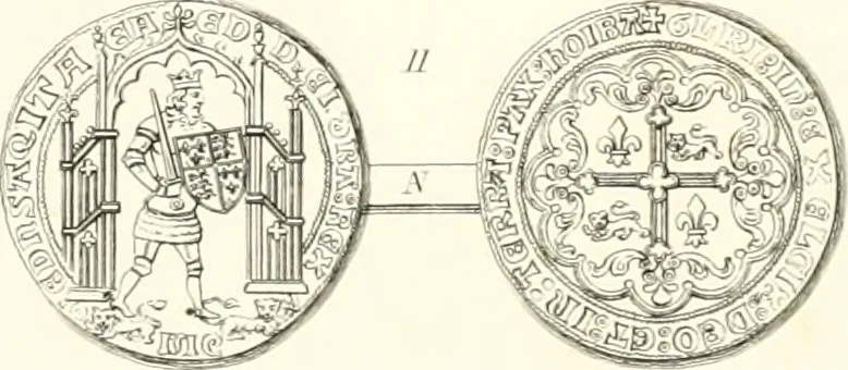 An illustration from Annals of the coinage of Great Britain and its dependencies : from the earliest period of authentic history to the reign of Victoria, 1840, leaf 236