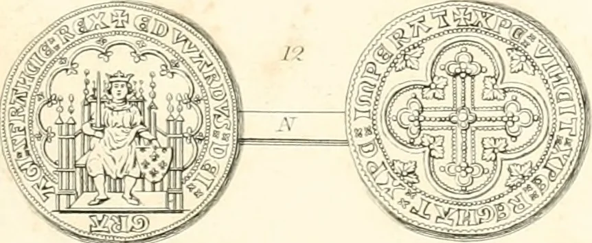 An illustration from Annals of the coinage of Great Britain and its dependencies : from the earliest period of authentic history to the reign of Victoria, 1840, leaf 236