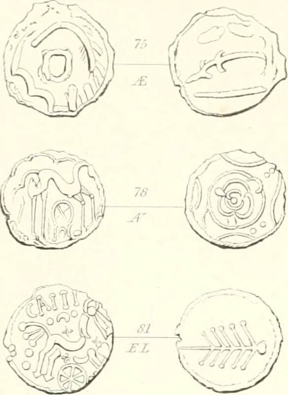 An illustration from Annals of the coinage of Great Britain and its dependencies : from the earliest period of authentic history to the reign of Victoria, 1840, leaf 246