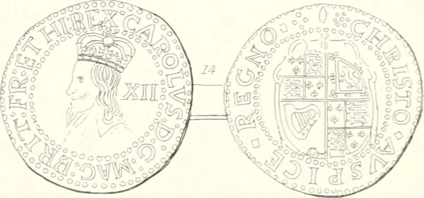 An illustration from Annals of the coinage of Great Britain and its dependencies : from the earliest period of authentic history to the reign of Victoria, 1840, leaf 254
