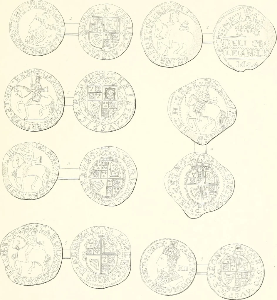 An illustration from Annals of the coinage of Great Britain and its dependencies : from the earliest period of authentic history to the reign of Victoria, 1840, leaf 256