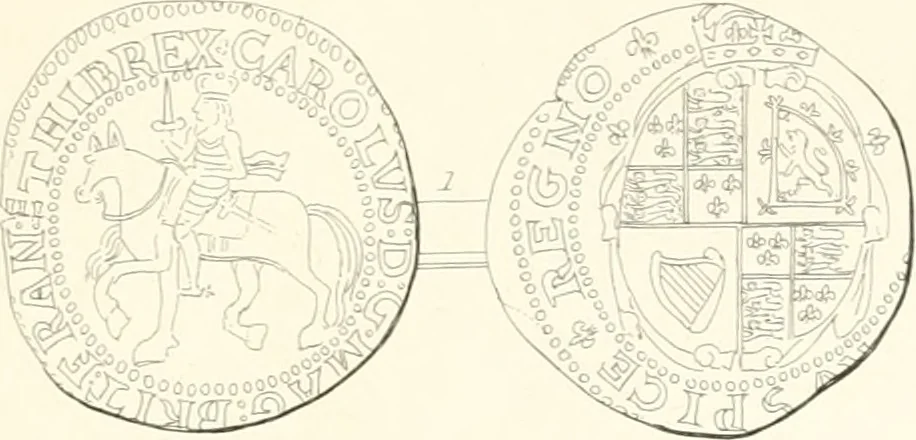 An illustration from Annals of the coinage of Great Britain and its dependencies : from the earliest period of authentic history to the reign of Victoria, 1840, leaf 258
