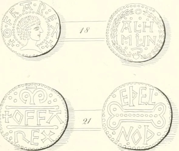 An illustration from Annals of the coinage of Great Britain and its dependencies : from the earliest period of authentic history to the reign of Victoria, 1840, leaf 26