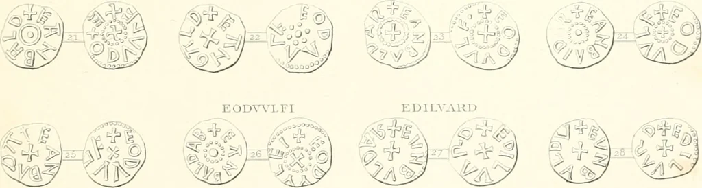 An illustration from Annals of the coinage of Great Britain and its dependencies : from the earliest period of authentic history to the reign of Victoria, 1840, leaf 298