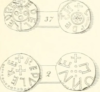 An illustration from Annals of the coinage of Great Britain and its dependencies : from the earliest period of authentic history to the reign of Victoria, 1840, leaf 40