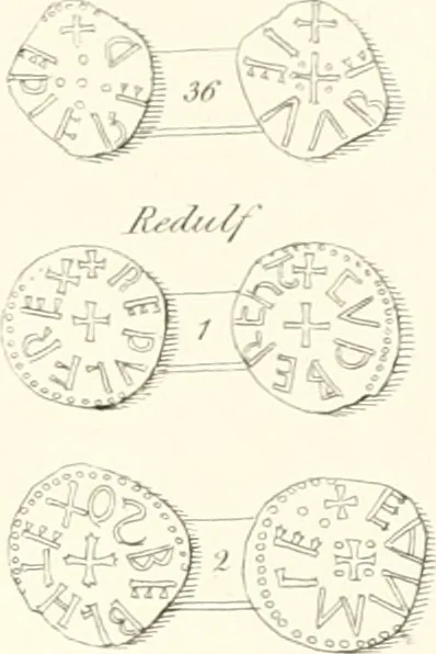 An illustration from Annals of the coinage of Great Britain and its dependencies : from the earliest period of authentic history to the reign of Victoria, 1840, leaf 40