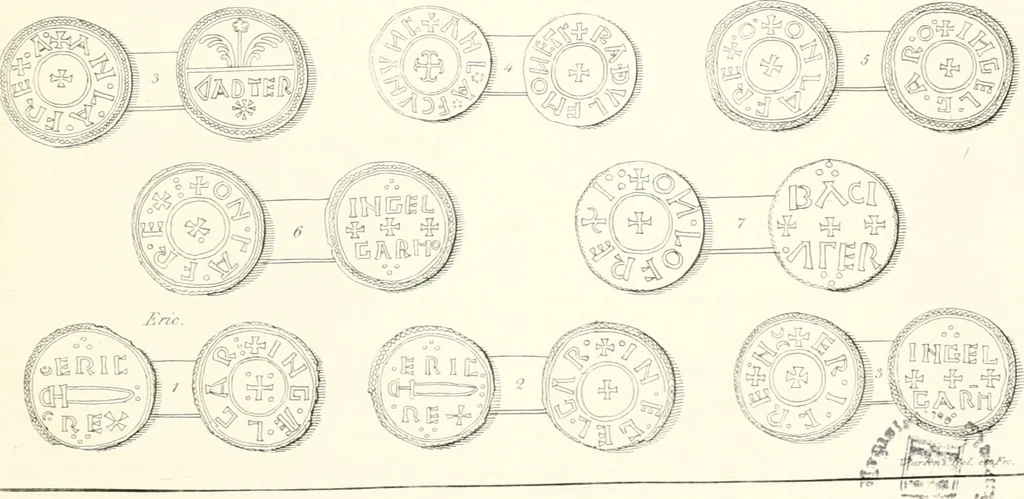 An illustration from Annals of the coinage of Great Britain and its dependencies : from the earliest period of authentic history to the reign of Victoria, 1840, leaf 40