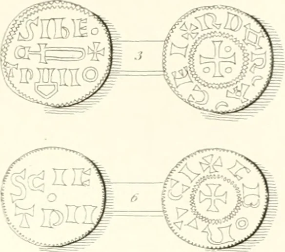 An illustration from Annals of the coinage of Great Britain and its dependencies : from the earliest period of authentic history to the reign of Victoria, 1840, leaf 42