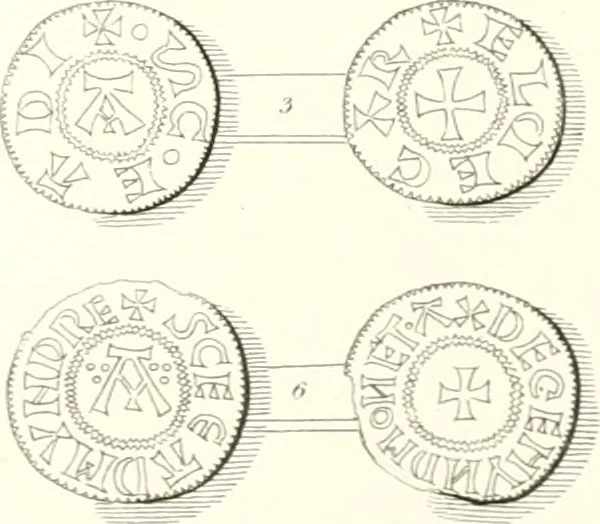 An illustration from Annals of the coinage of Great Britain and its dependencies : from the earliest period of authentic history to the reign of Victoria, 1840, leaf 42