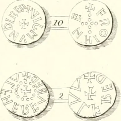 An illustration from Annals of the coinage of Great Britain and its dependencies : from the earliest period of authentic history to the reign of Victoria, 1840, leaf 46