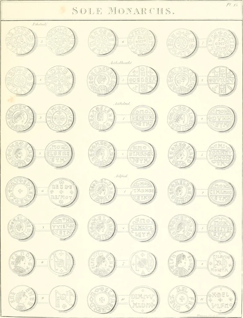 An illustration from Annals of the coinage of Great Britain and its dependencies : from the earliest period of authentic history to the reign of Victoria, 1840, leaf 48