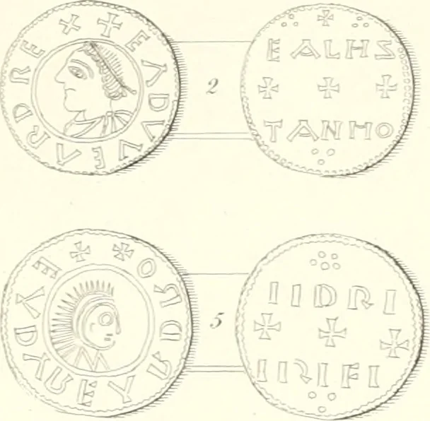 An illustration from Annals of the coinage of Great Britain and its dependencies : from the earliest period of authentic history to the reign of Victoria, 1840, leaf 50
