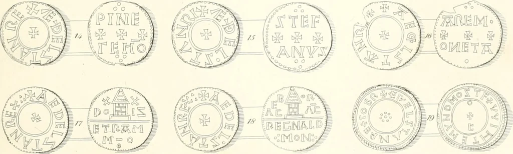 An illustration from Annals of the coinage of Great Britain and its dependencies : from the earliest period of authentic history to the reign of Victoria, 1840, leaf 52