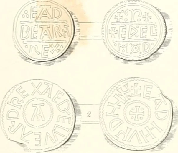 An illustration from Annals of the coinage of Great Britain and its dependencies : from the earliest period of authentic history to the reign of Victoria, 1840, leaf 70