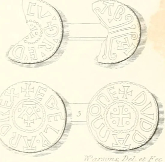 An illustration from Annals of the coinage of Great Britain and its dependencies : from the earliest period of authentic history to the reign of Victoria, 1840, leaf 70