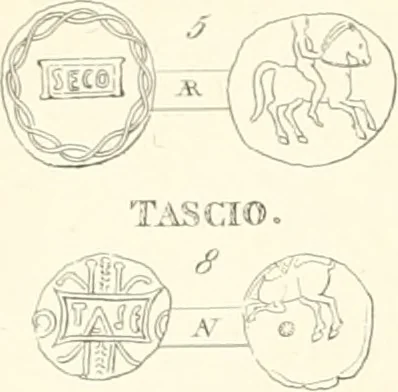 An illustration from Annals of the coinage of Great Britain and its dependencies : from the earliest period of authentic history to the reign of Victoria, 1840, leaf 76
