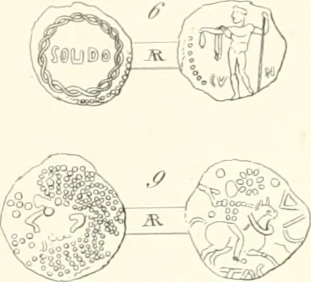 An illustration from Annals of the coinage of Great Britain and its dependencies : from the earliest period of authentic history to the reign of Victoria, 1840, leaf 76