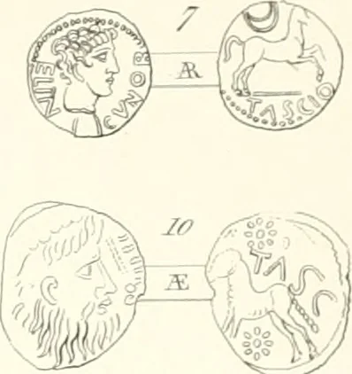 An illustration from Annals of the coinage of Great Britain and its dependencies : from the earliest period of authentic history to the reign of Victoria, 1840, leaf 76