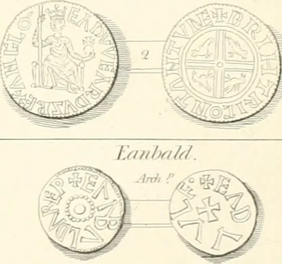 An illustration from Annals of the coinage of Great Britain and its dependencies : from the earliest period of authentic history to the reign of Victoria, 1840, leaf 100