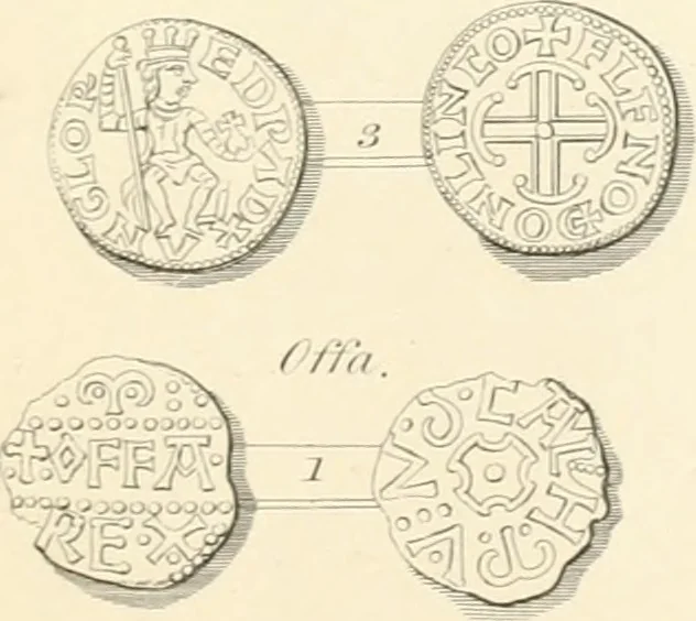 An illustration from Annals of the coinage of Great Britain and its dependencies : from the earliest period of authentic history to the reign of Victoria, 1840, leaf 100
