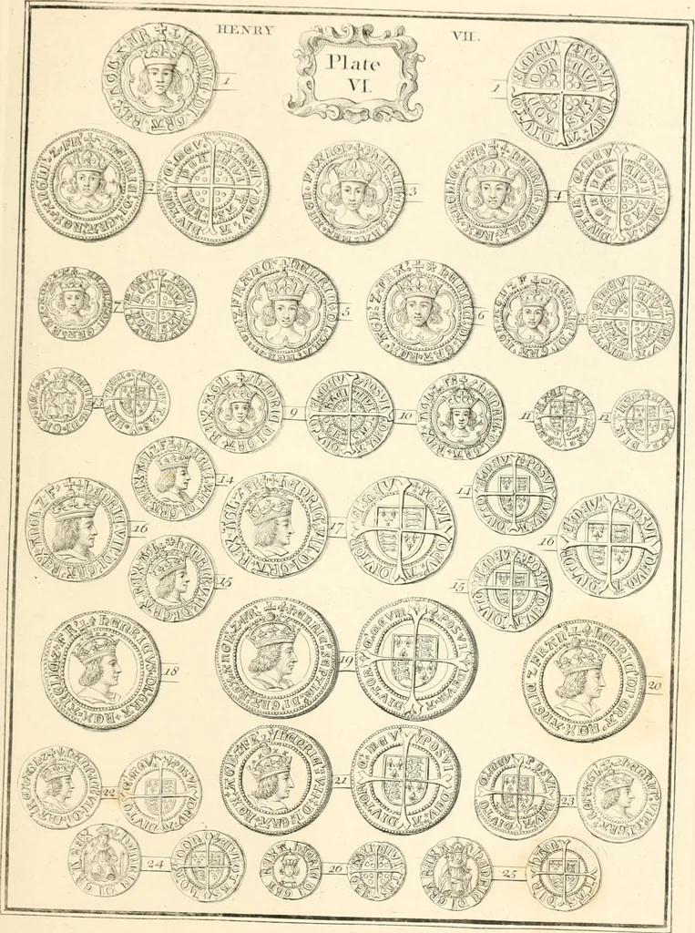 An illustration from Annals of the coinage of Great Britain and its dependencies : from the earliest period of authentic history to the reign of Victoria, 1840, leaf 130