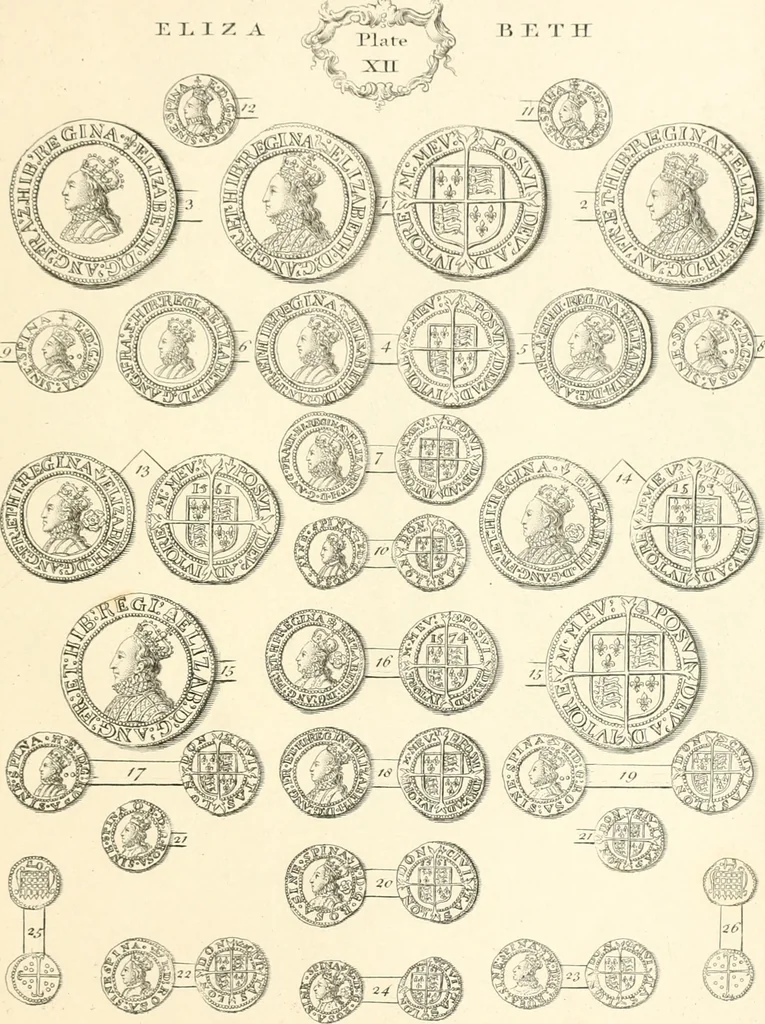 An illustration from Annals of the coinage of Great Britain and its dependencies : from the earliest period of authentic history to the reign of Victoria, 1840, leaf 150
